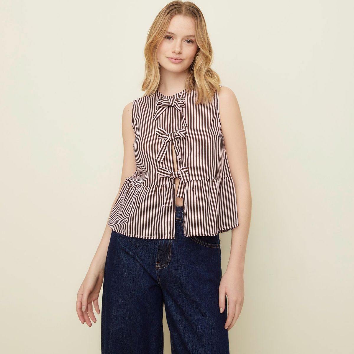 SYBILLA - Blusa Sin Mangas Mujer Sybilla