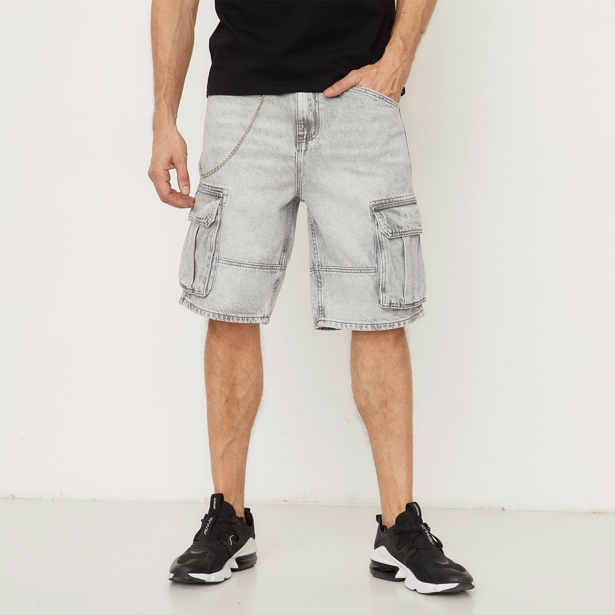 MOSSIMO - Short Jean Cargo Fit Hombre Mossimo