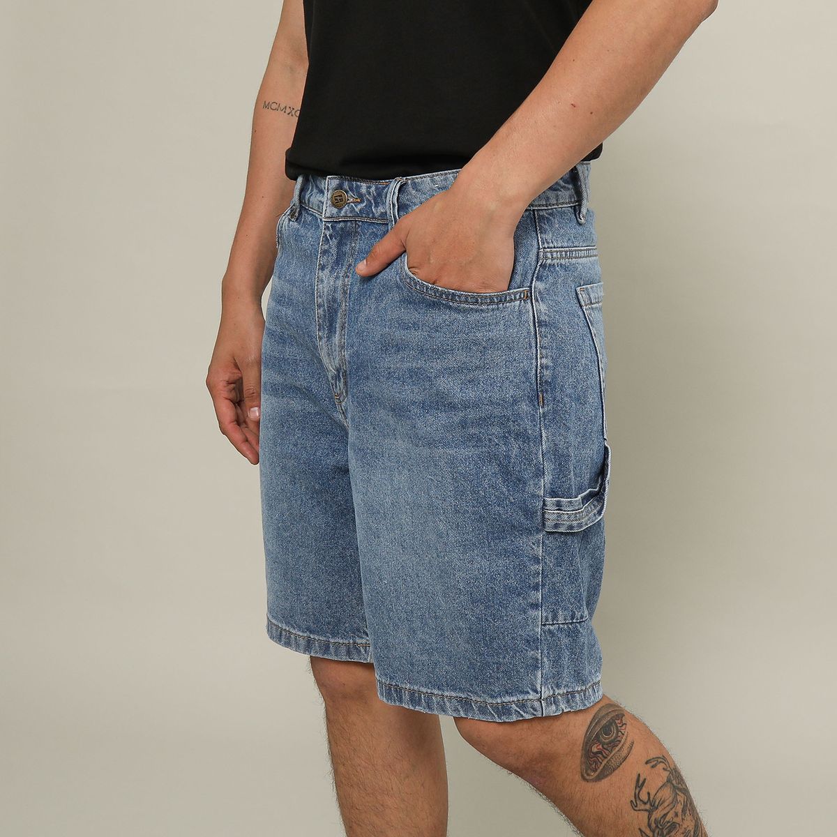 DOO AUSTRALIA - Short Jean Algodón Relaxed Fit Hombre Doo Australia