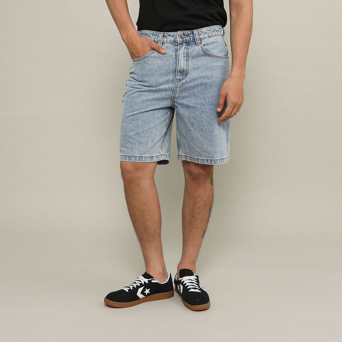 DOO AUSTRALIA - Short Jean Algodón Loose Fit Hombre Doo Australia