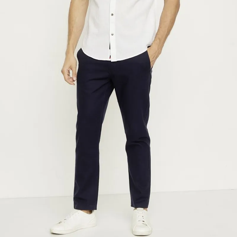 UNIVERSITY CLUB - Pantalón Lino Regular Fit Hombre University Club