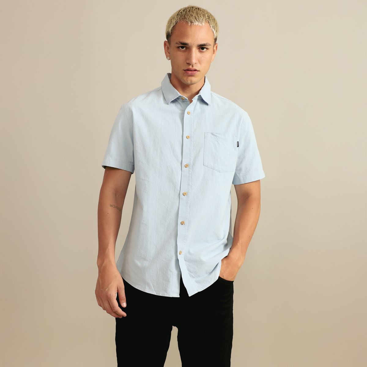 DOO AUSTRALIA - Camisa 100% Algodón Regular Fit Hombre Doo Australia