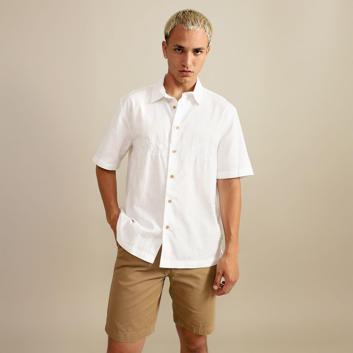 DOO AUSTRALIA - Camisa 100% Algodón Regular Fit Hombre Doo Australia