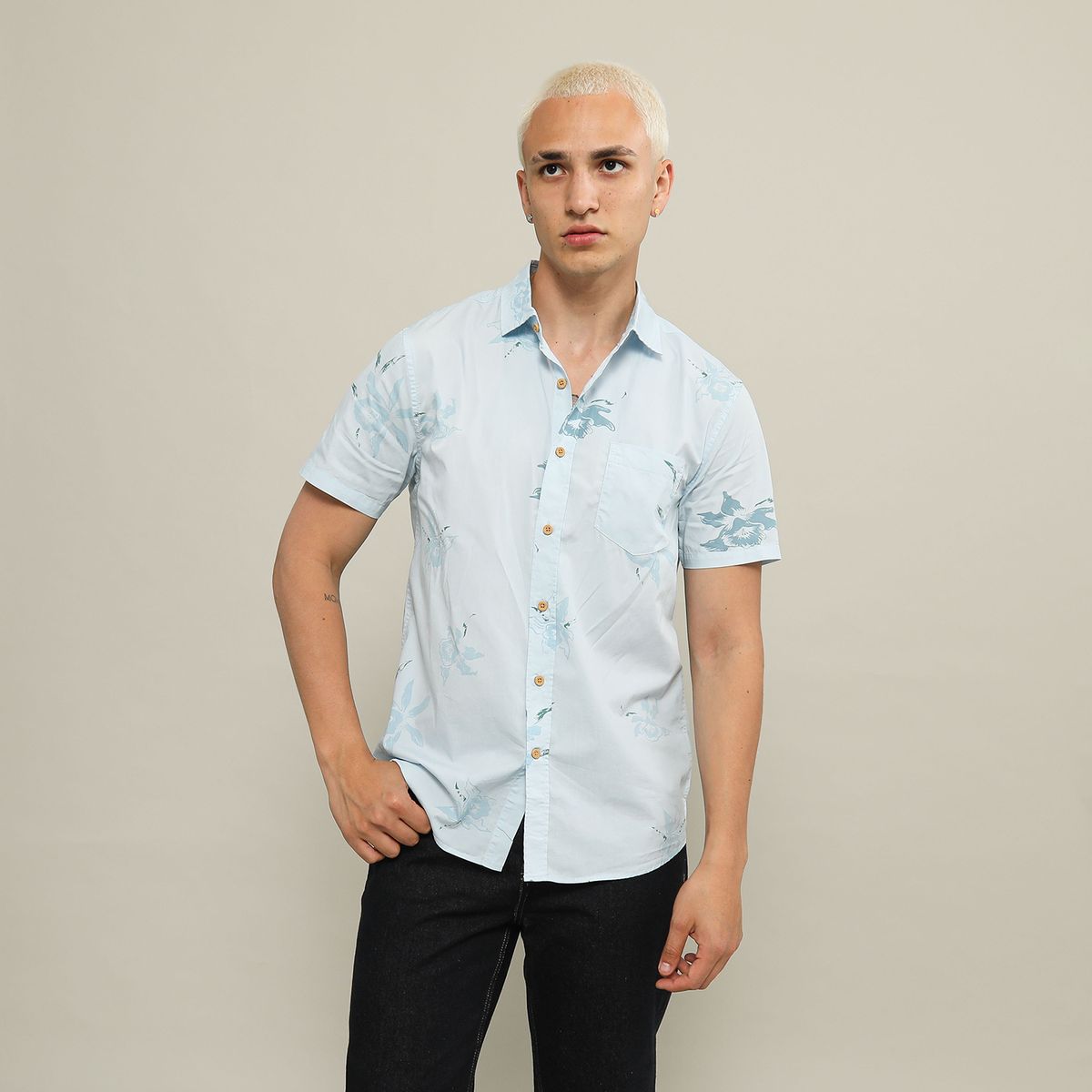 DOO AUSTRALIA - Camisa Casual Regular Fit Hombre Doo Australia