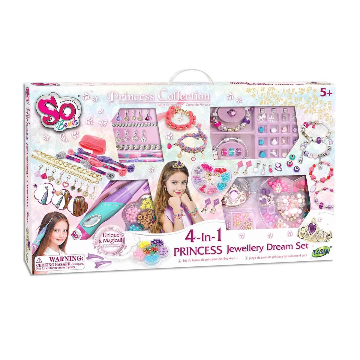 SO BEADS - Set de Joyas de Princesa 4 En 1