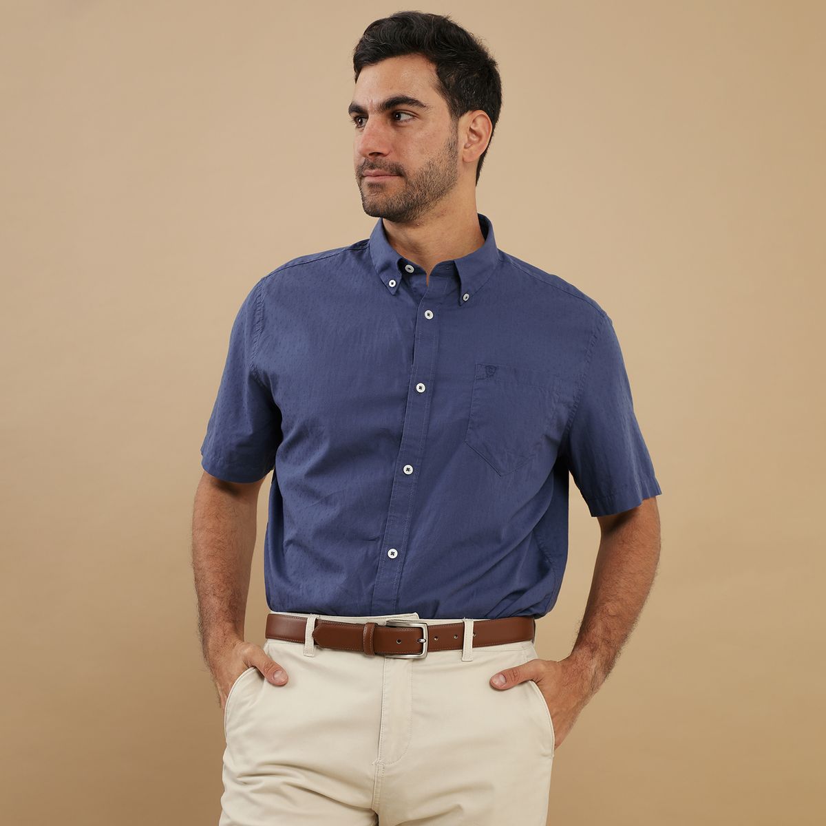 CHRISTIAN LACROIX - Camisa 100% Algodón Casual Hombre Christian Lacroix