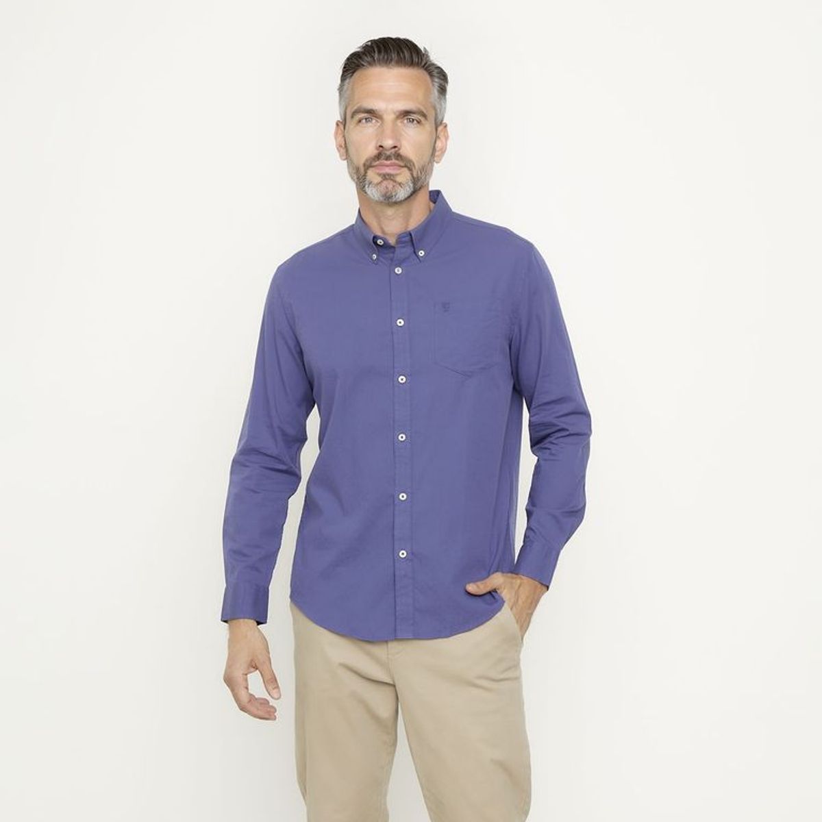 CHRISTIAN LACROIX - Camisa 100% Algodón Casual Regular Fit Hombre Christian Lacroix