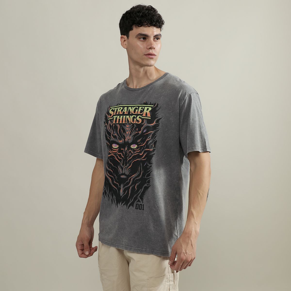 STRANGER THINGS - Polo 100% Algodón Relaxed Fit Hombre Stranger Things