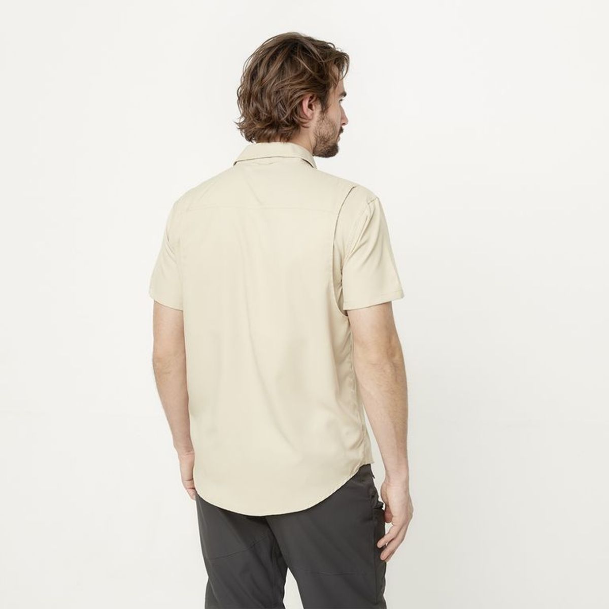 MOUNTAIN GEAR - Camisa Deportiva Trekking Manga Corta Hombre Mountain Gear 