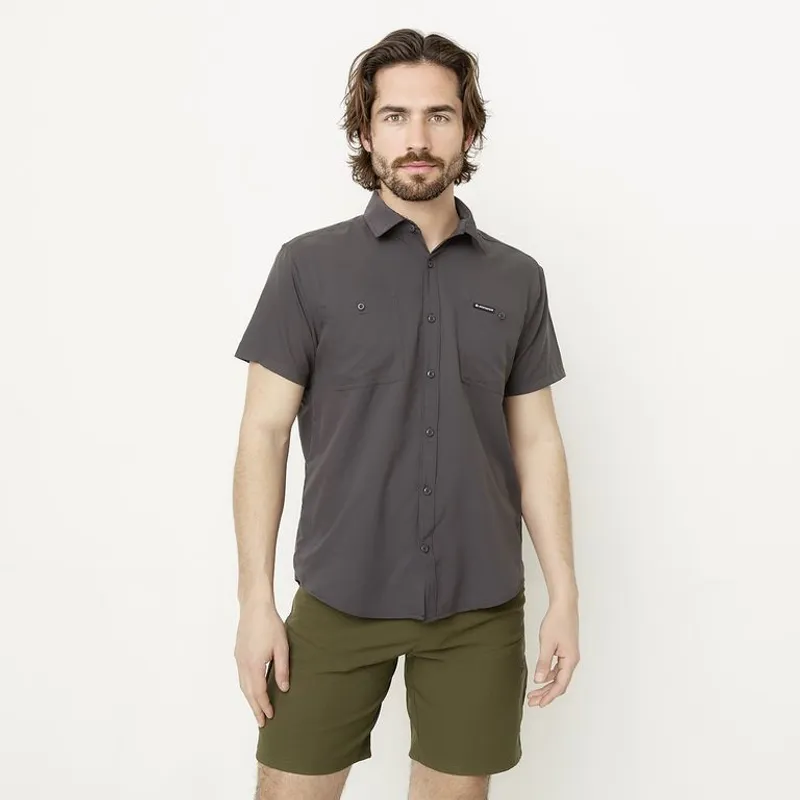 MOUNTAIN GEAR - Camisa Deportiva Trekking Manga Corta Hombre Mountain Gear 