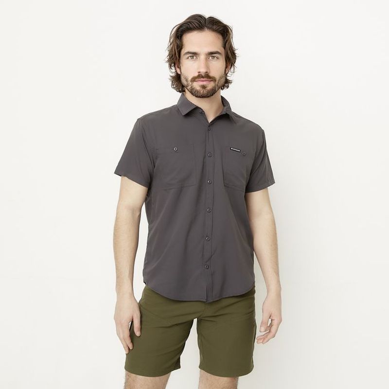 MOUNTAIN GEAR - Camisa Deportiva Trekking Manga Corta Hombre Mountain Gear 