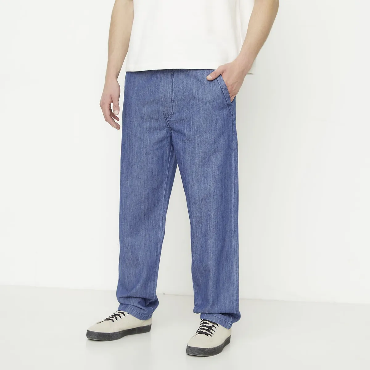 BEARCLIFF - Jean 100% Algodón Baggy Fit Hombre Bearcliff