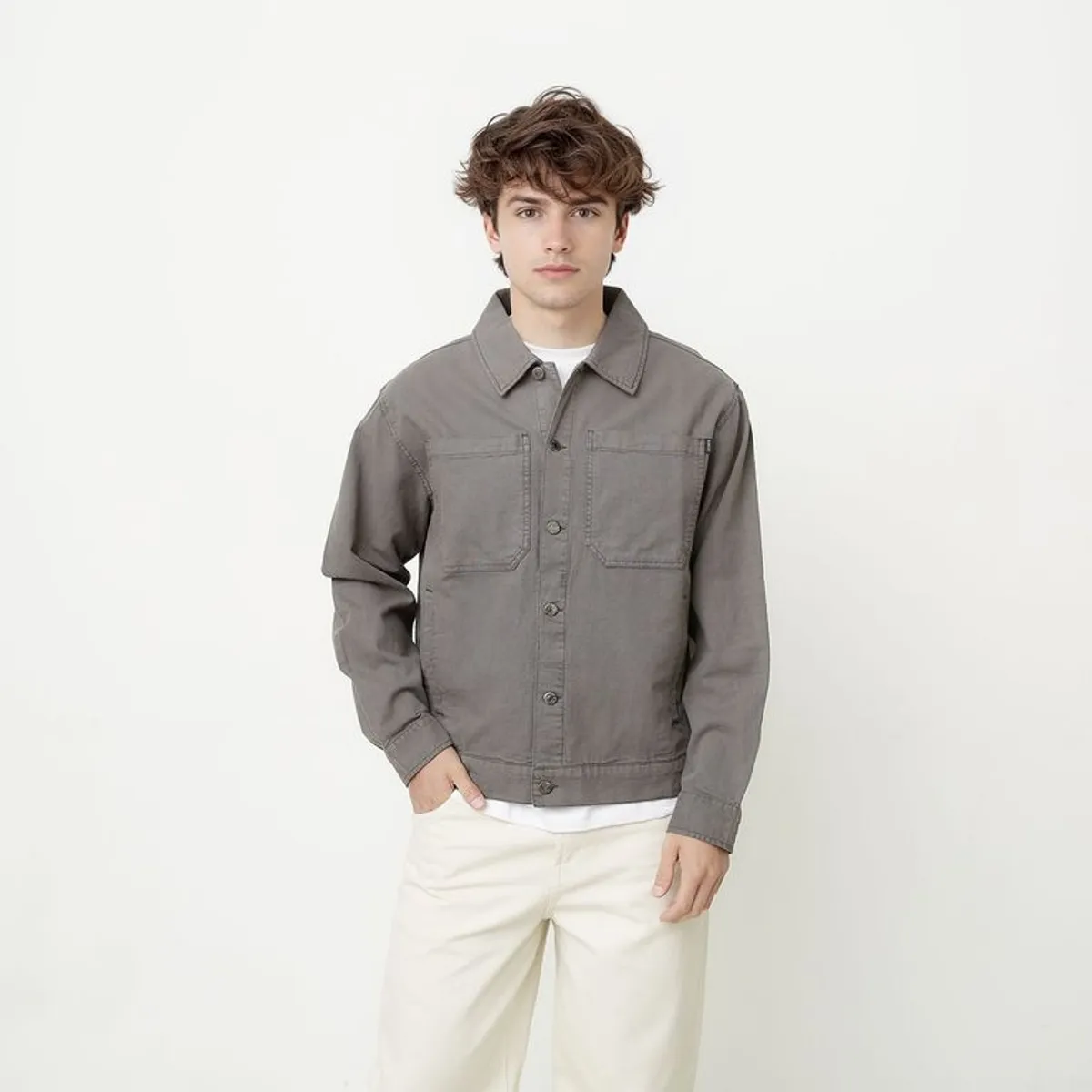 BEARCLIFF - Casaca 100% Algodón Casual Hombre Bearcliff