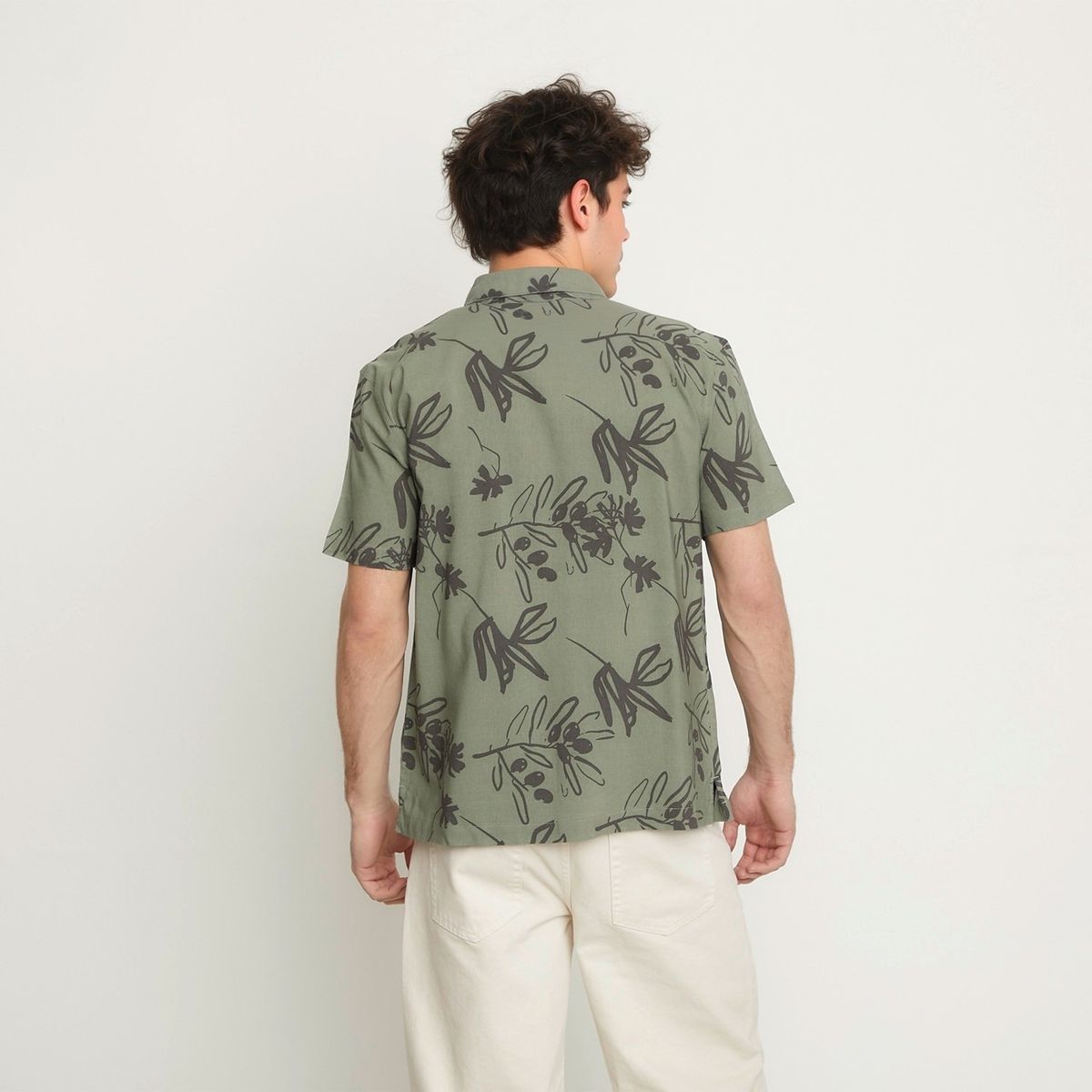 BEARCLIFF - Camisa Algodón Regular Fit Hombre Starter