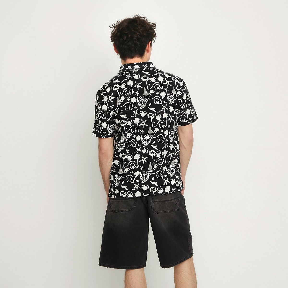 BEARCLIFF - Camisa Algodón Regular Fit Hombre Starter