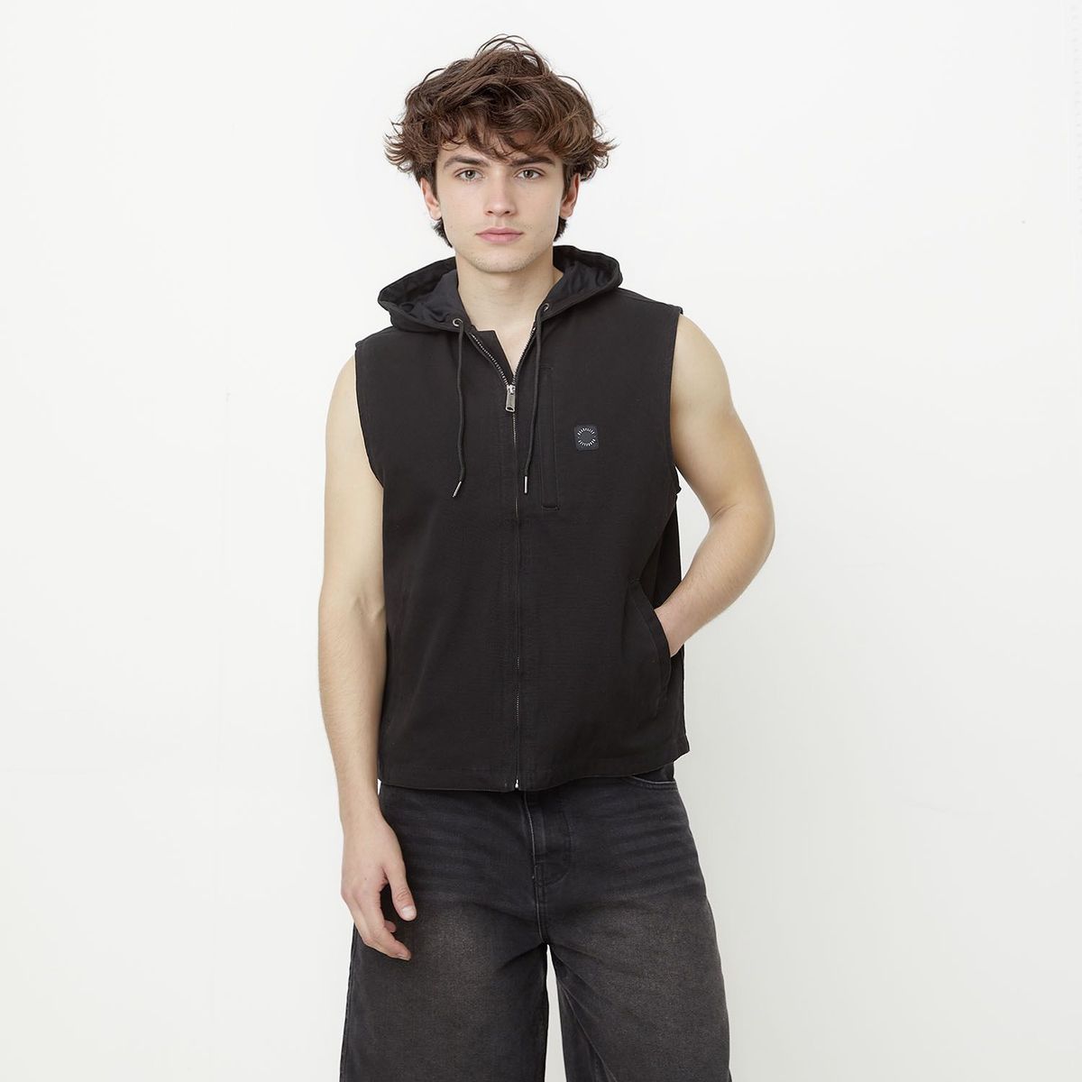 BEARCLIFF - Chaleco 100% Algodón Casual Hombre Bearcliff