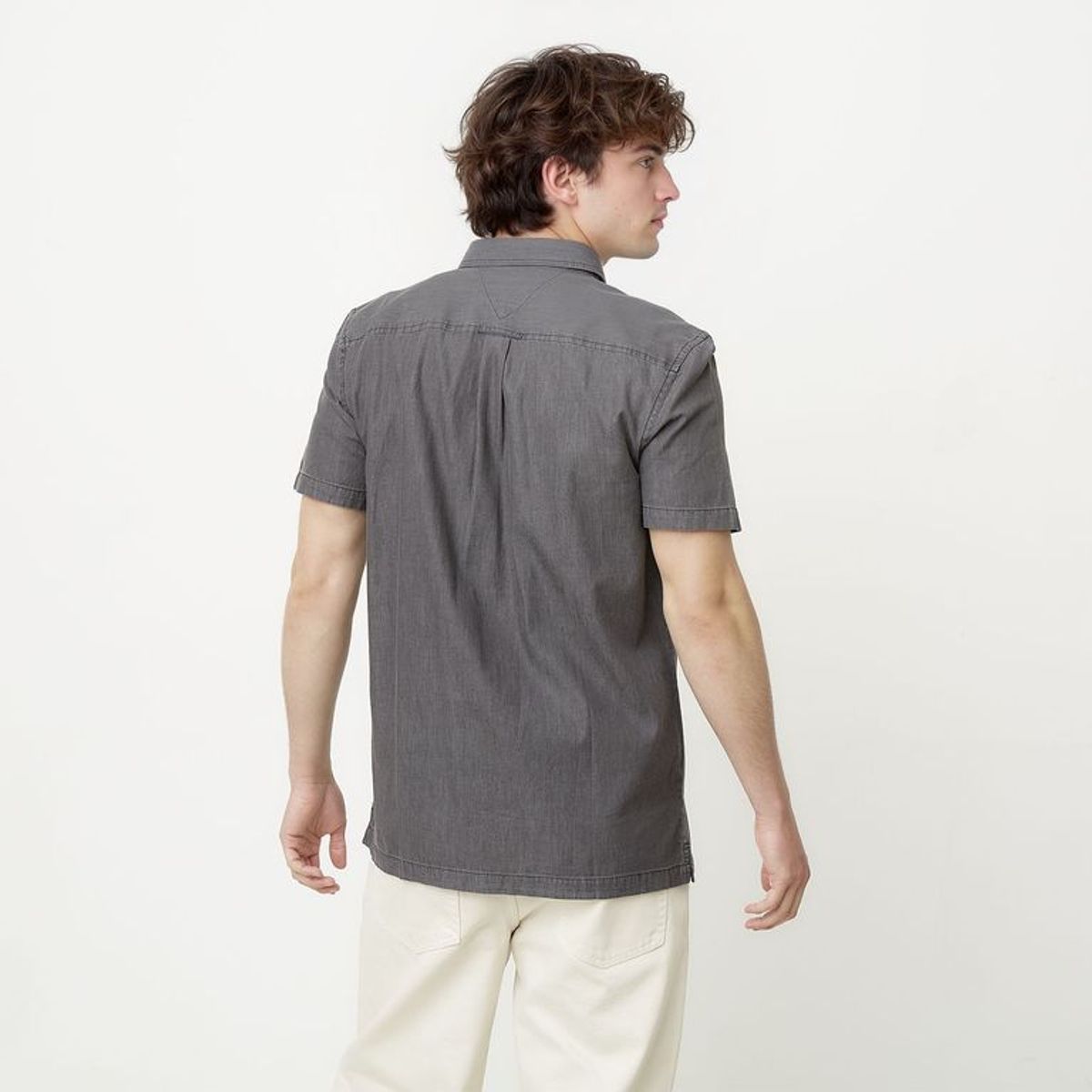 BEARCLIFF - Camisa 100% Algodón Casual Regular Fit Hombre Bearcliff