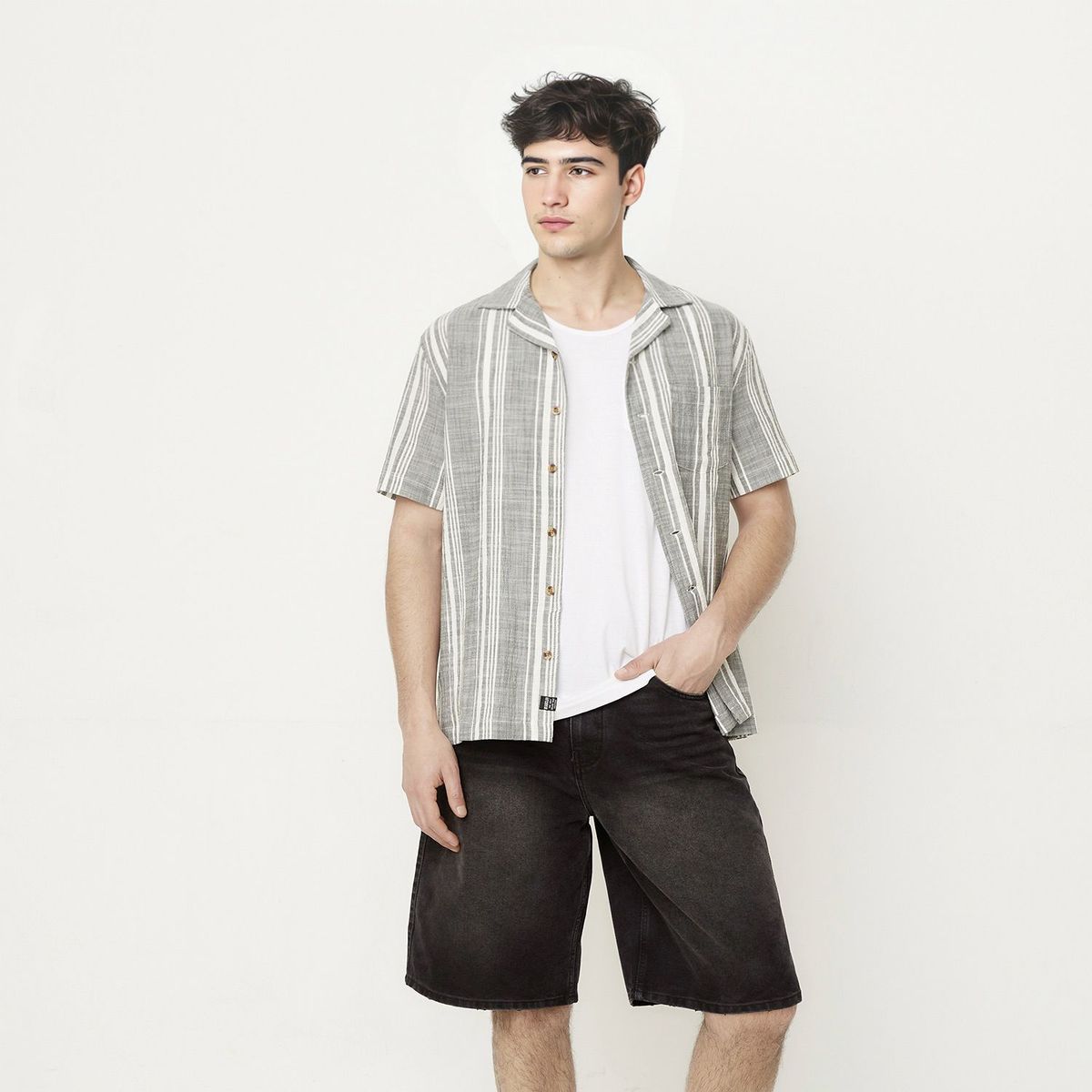 BEARCLIFF - Camisa Algodón Regular Fit Hombre Bearcliff