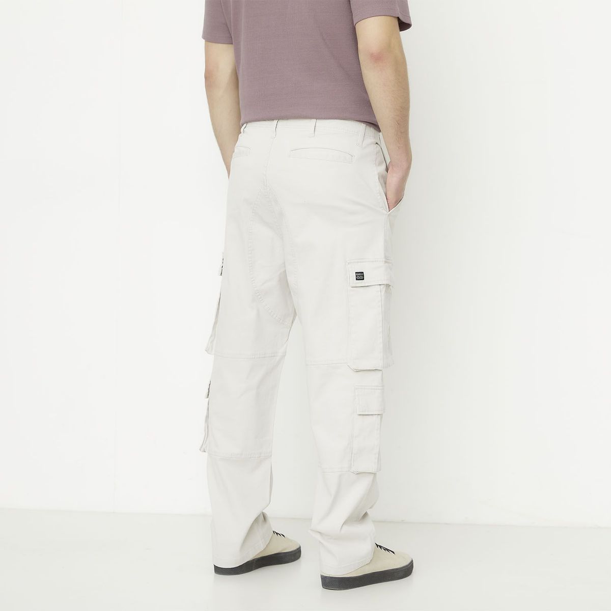BEARCLIFF - Pantalón Algodón Cargo Fit Casual Hombre Bearcliff