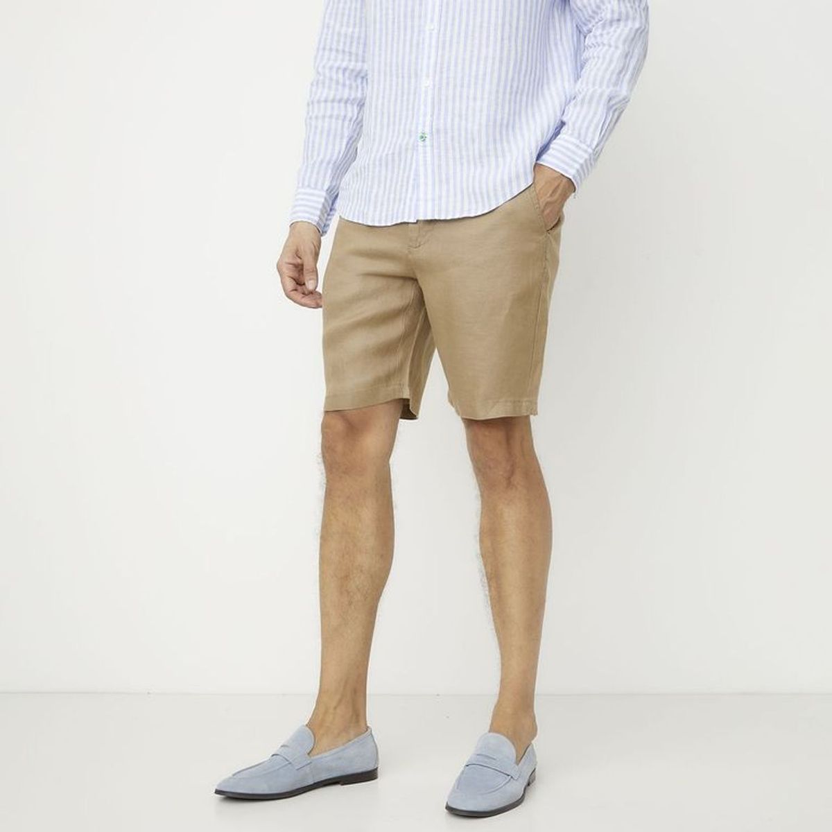 LA MARTINA - Short 100% Lino Regular Fit Hombre La Martina