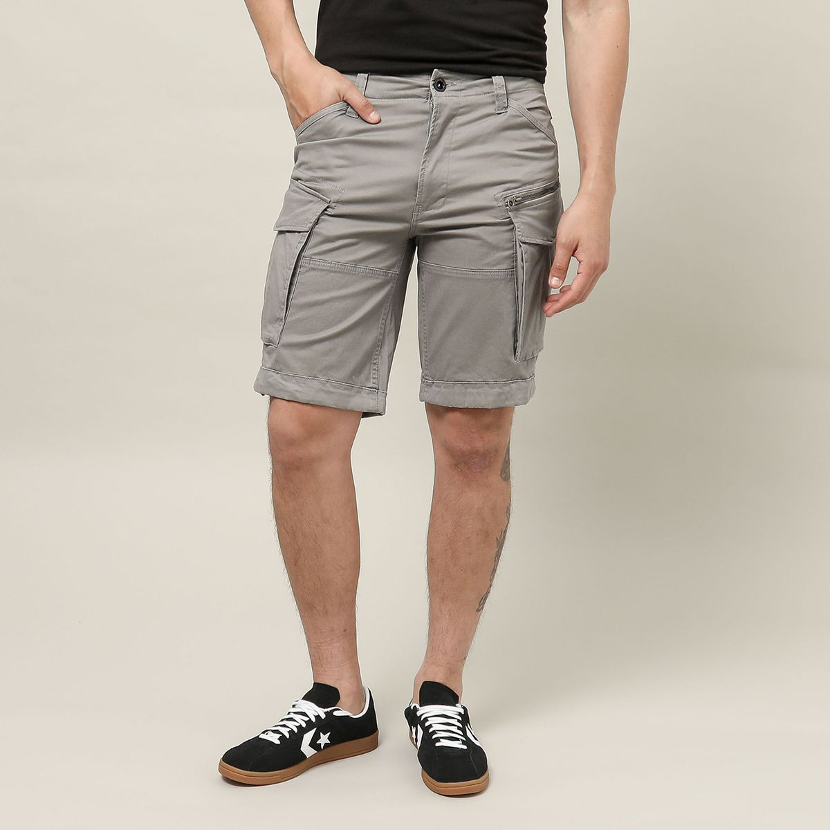 MOSSIMO - Short Jean Cargo Fit Hombre Mossimo
