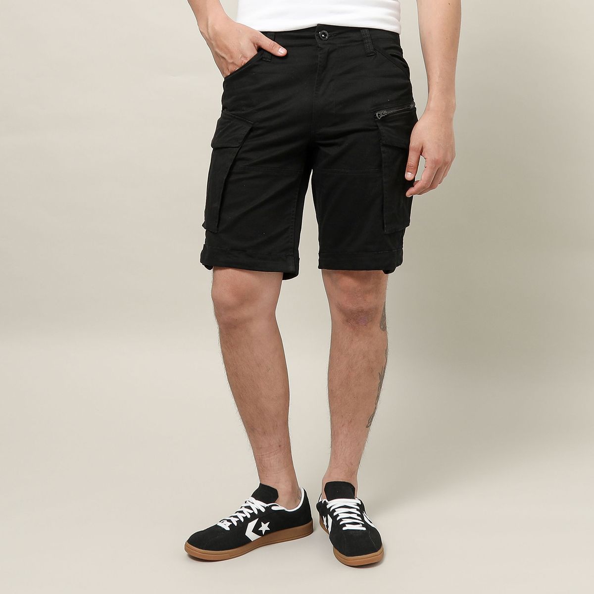 MOSSIMO - Short Jean Cargo Fit Hombre Mossimo