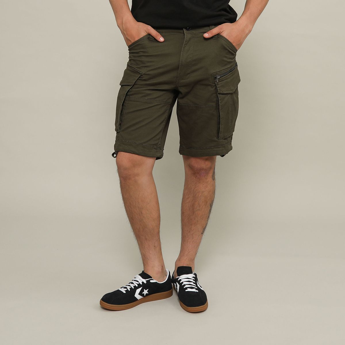MOSSIMO - Short Jean Cargo Fit Hombre Mossimo