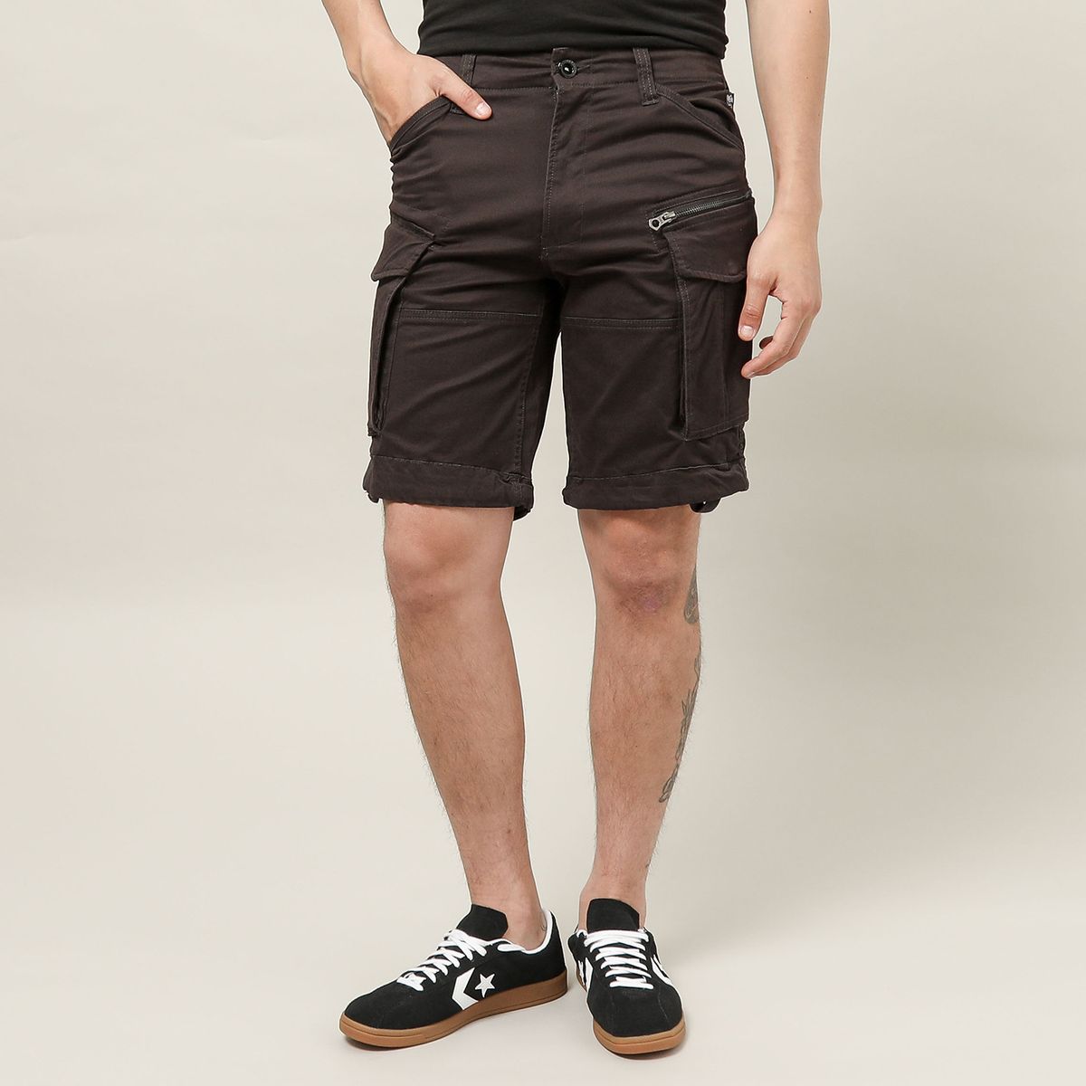 MOSSIMO - Short Jean Cargo Fit Hombre Mossimo