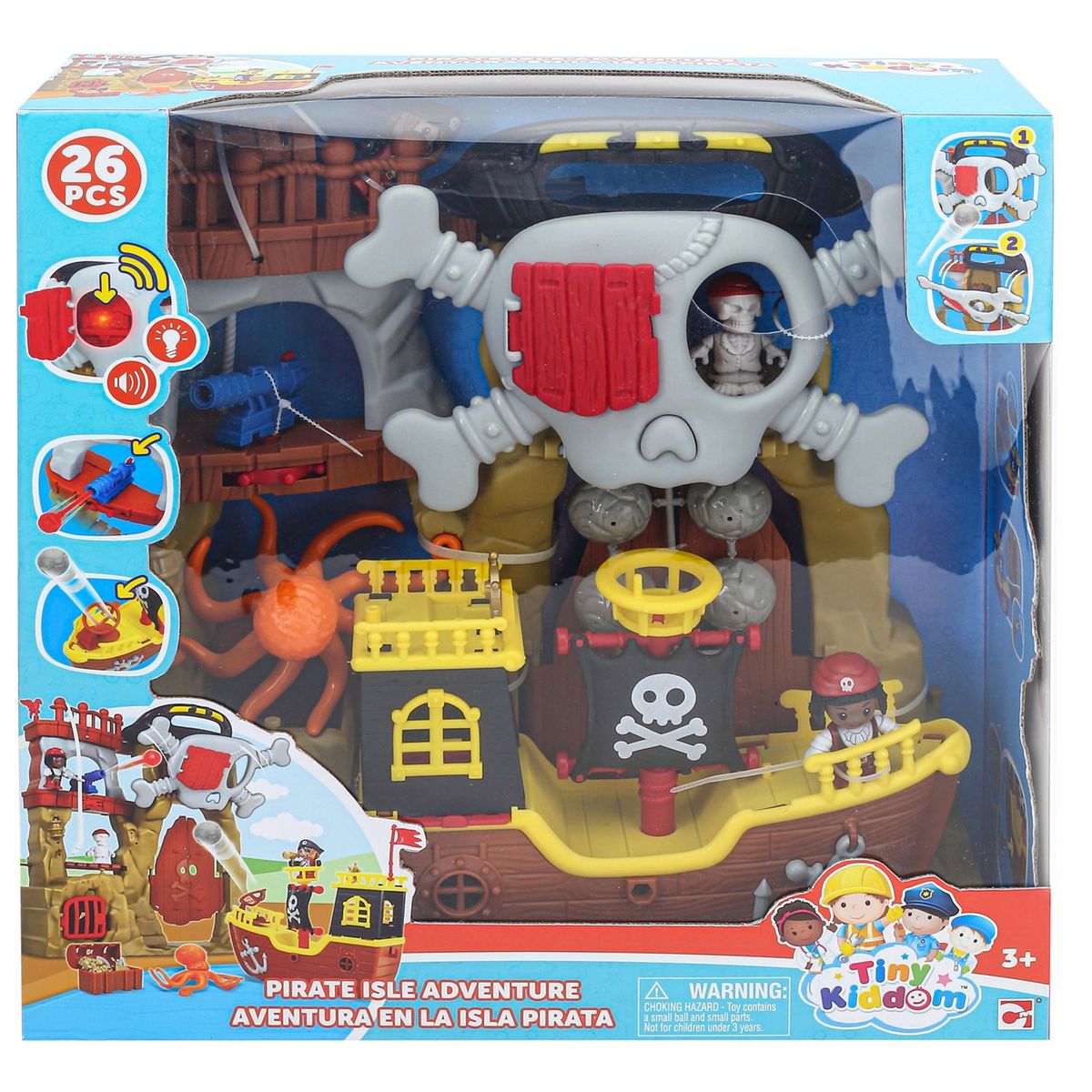 TINY KIDDOM - Set De Juego Aventura En La Isla Pirata