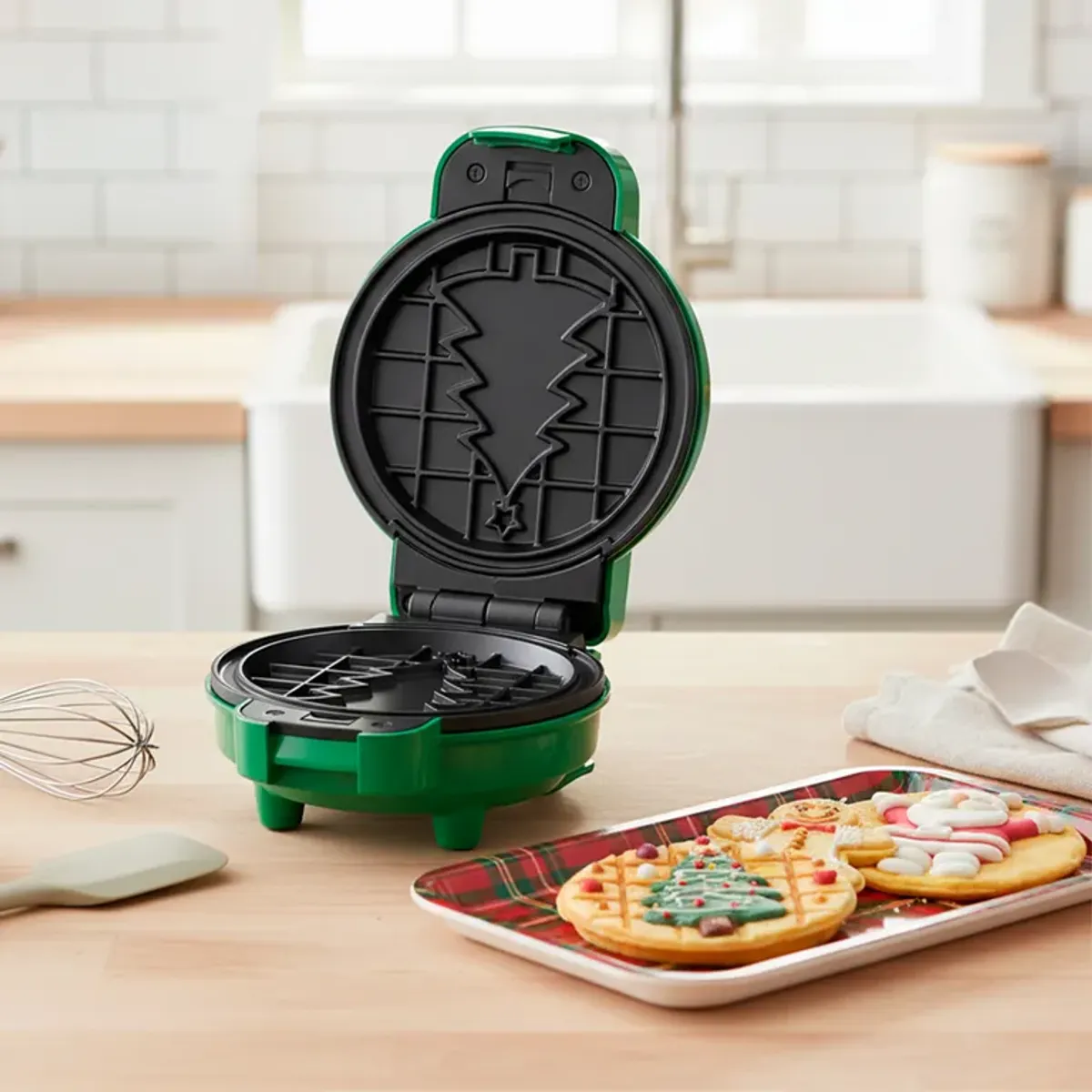 RECCO - Waflera y Máquina de Galletas Navideñas con 3 diseños intercambiables RECCO