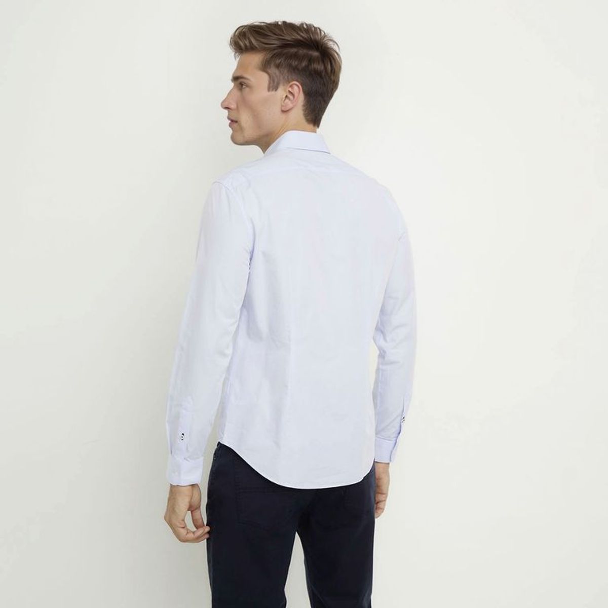 WOLF&HANK - Camisa 100% Algodón Casual Hombre Wolf&hank