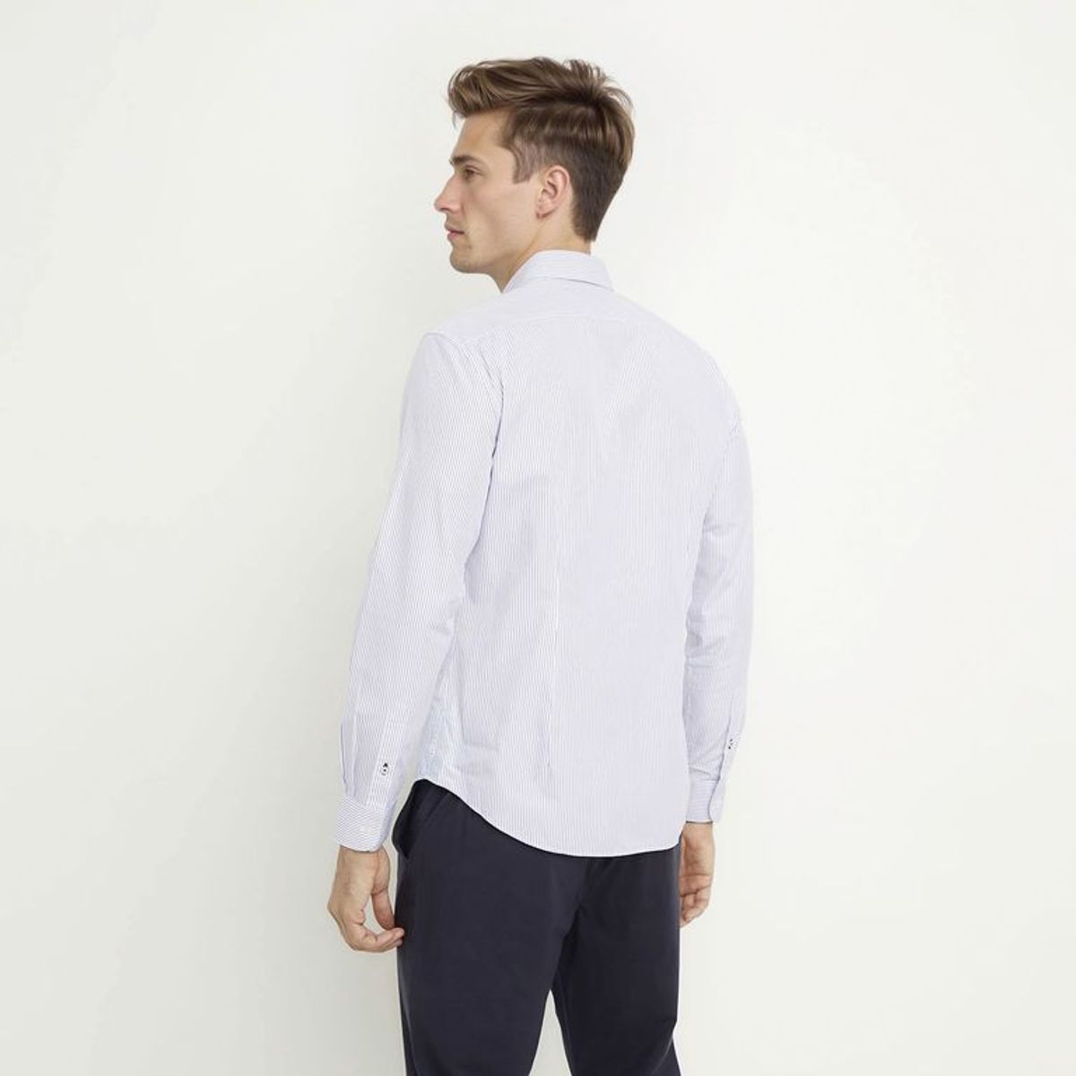 WOLF&HANK - Camisa 100% Algodón Casual Hombre Wolf&hank