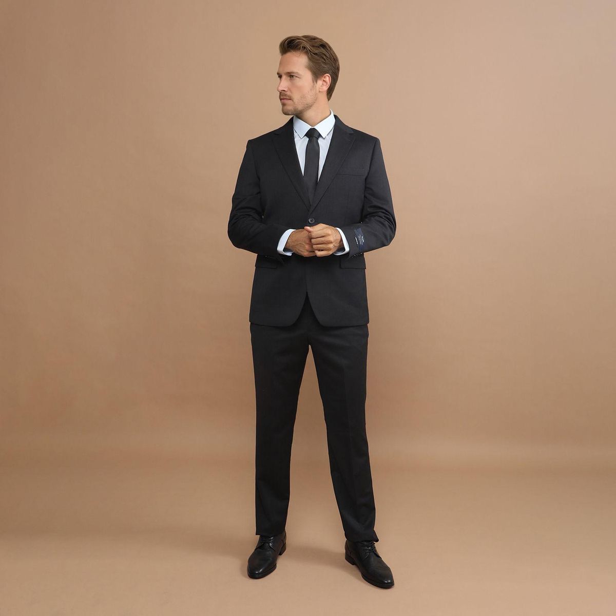 LA MARTINA - Terno 100% Lana Slim Fit Hombre La Martina