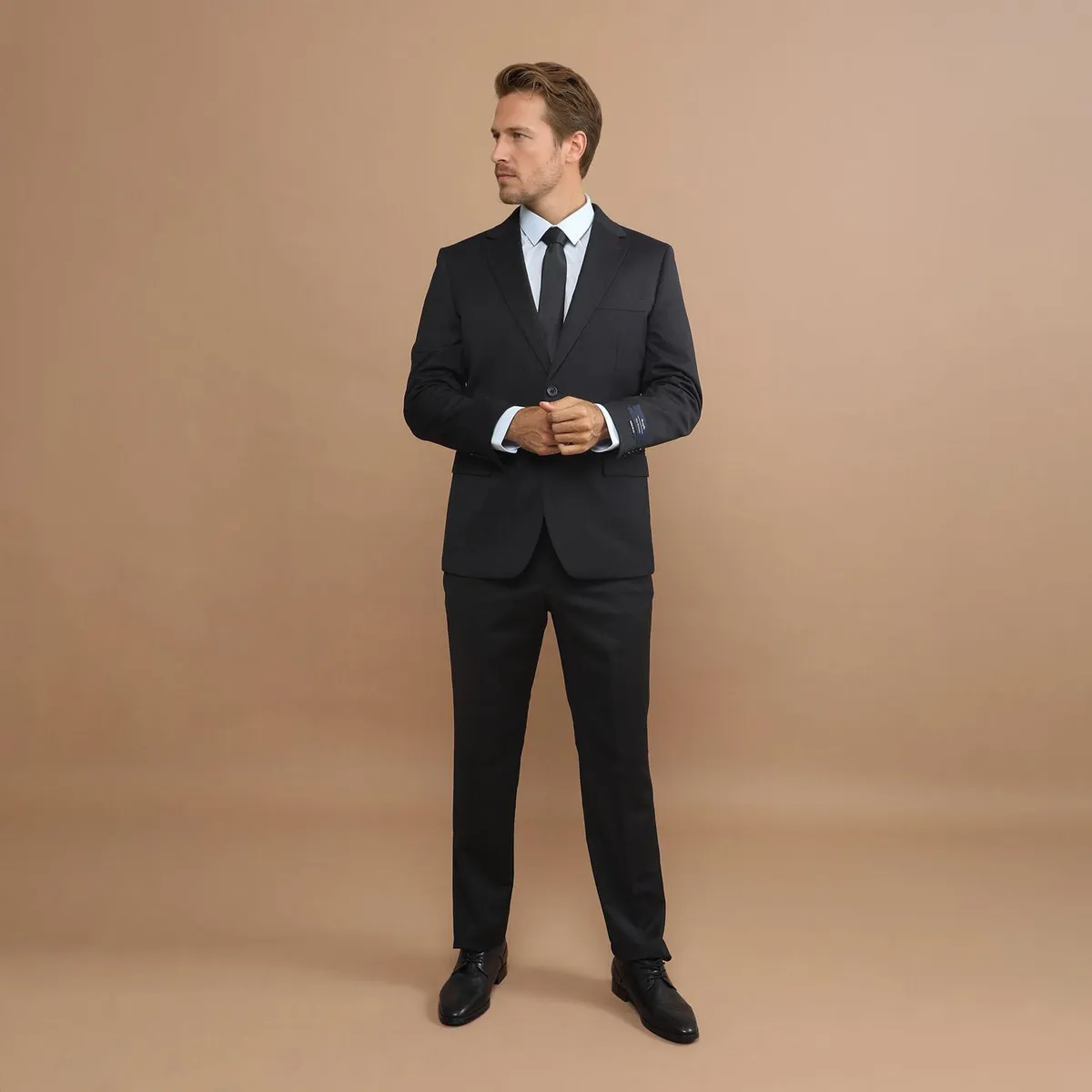 LA MARTINA - Terno 100% Lana Slim Fit Hombre La Martina