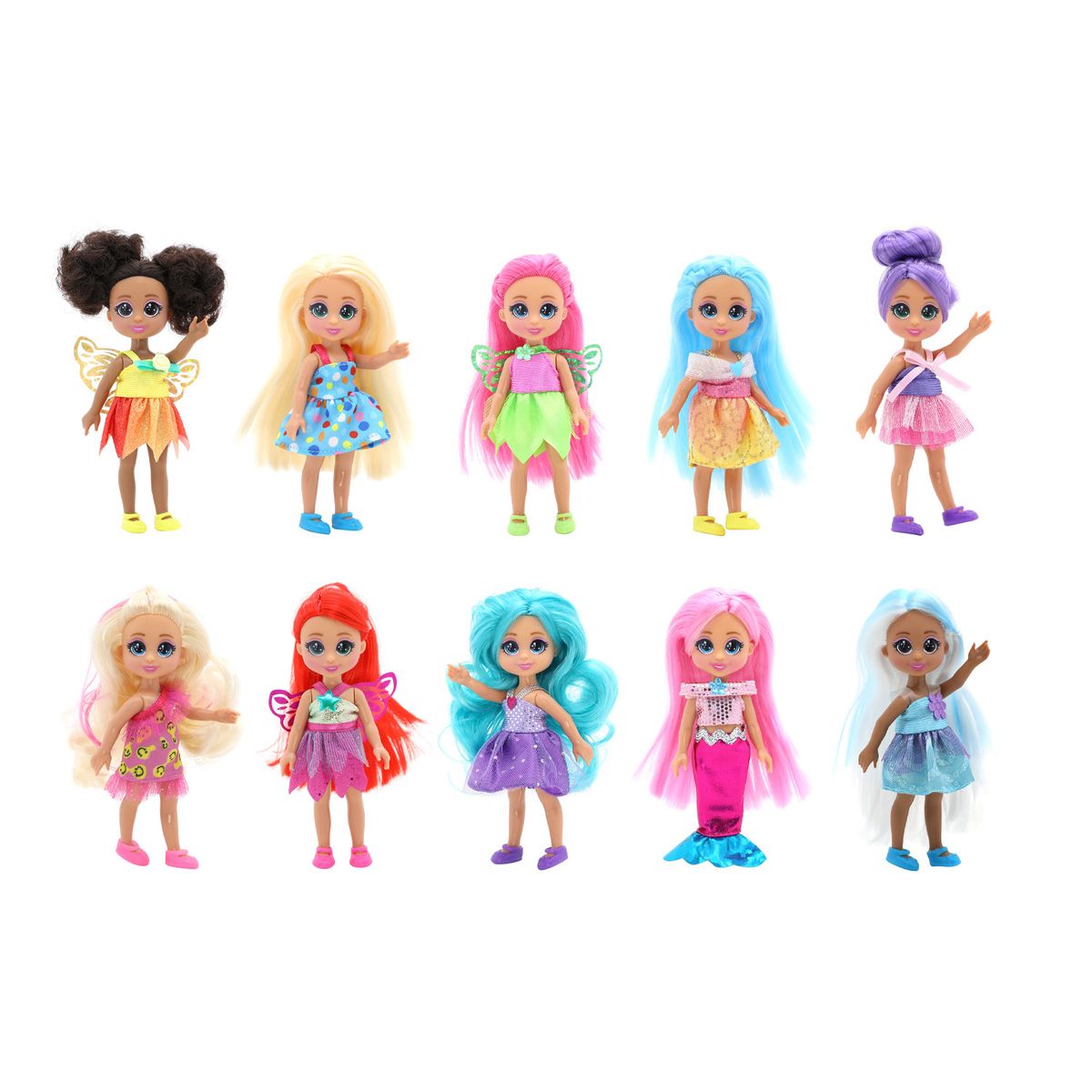 DREAMEEZ - Pack X 10 Dreameez Mini Muñecas