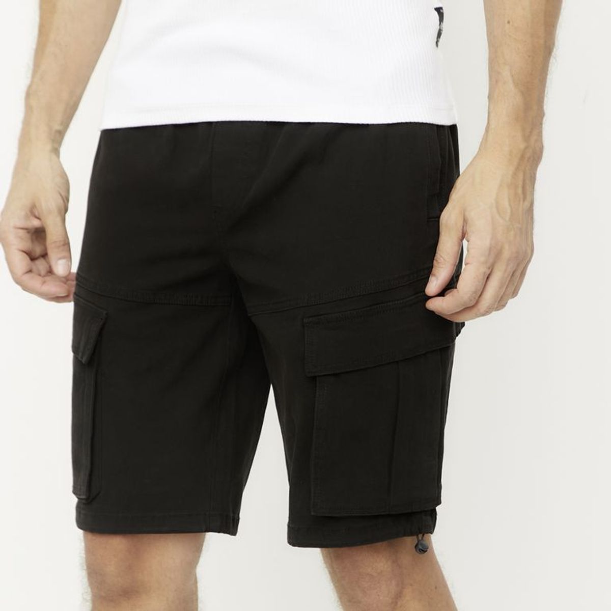 MOSSIMO - Short Jean Cargo Fit Hombre Mossimo