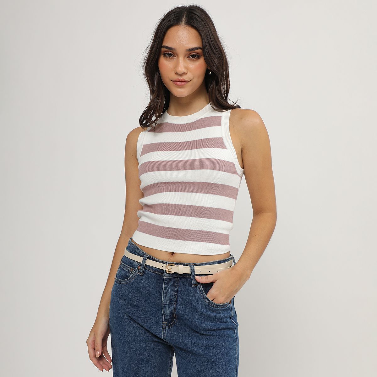 SYBILLA - Polo Top Tejido