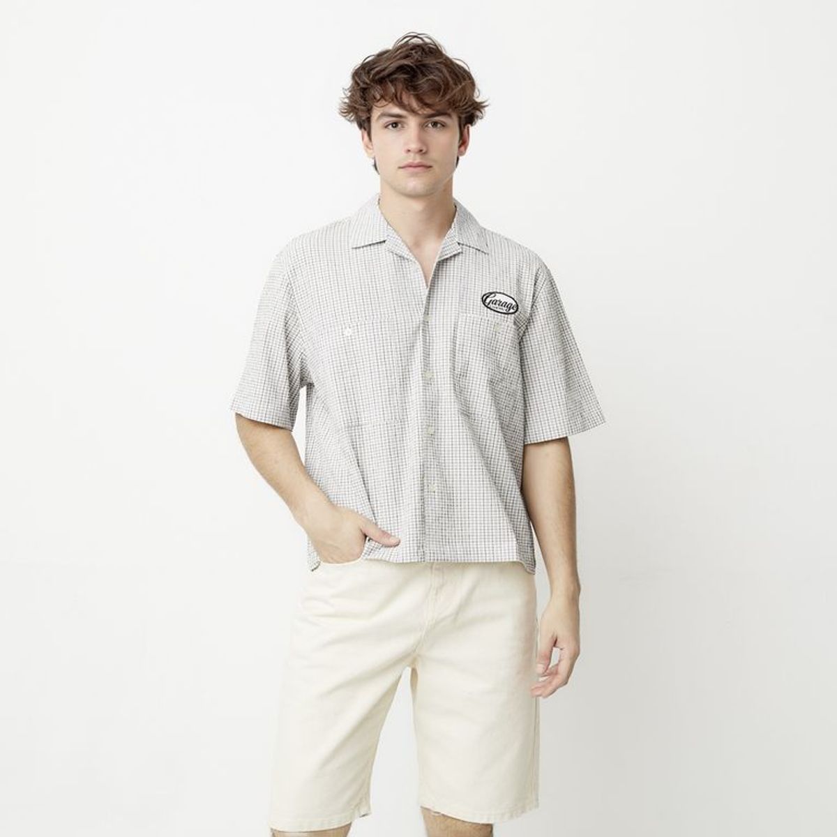 BEARCLIFF - Camisa Boxy Fit Hombre Bearcliff