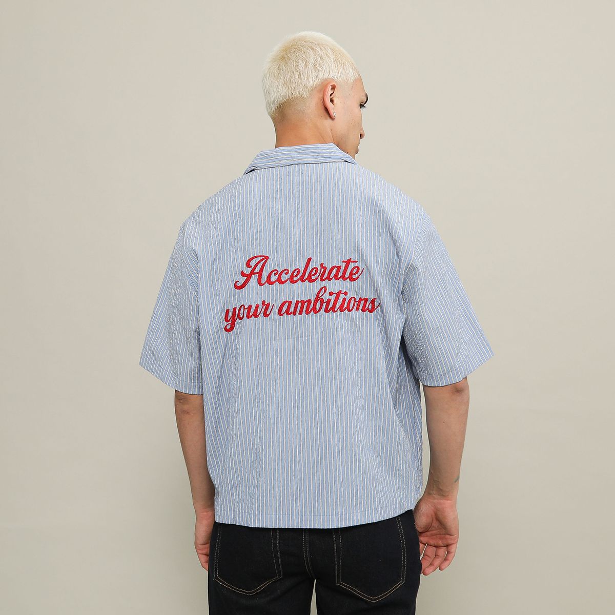 BEARCLIFF - Camisa Boxy Fit Hombre Bearcliff