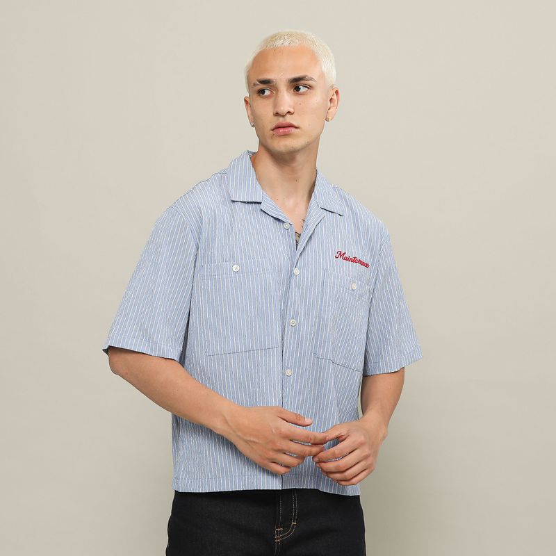 BEARCLIFF - Camisa Boxy Fit Hombre Bearcliff