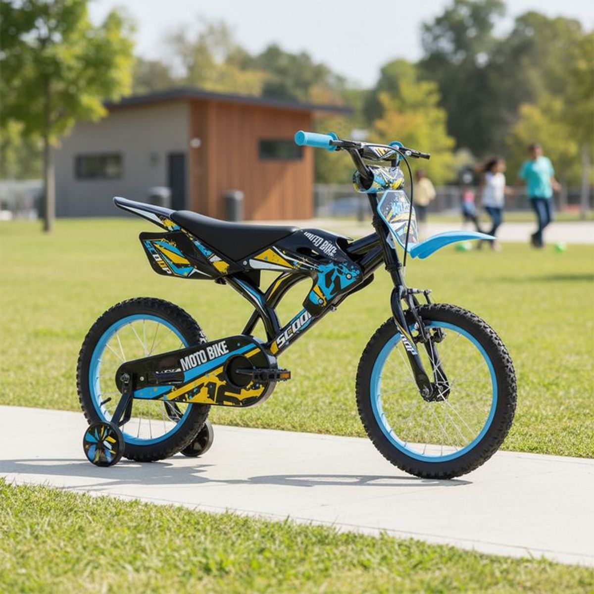 SCOOP - Bicicleta Infantil Motorbike Aro 16 Scoop