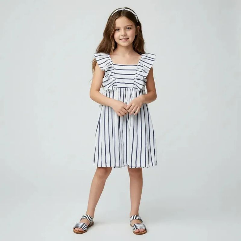 YAMP - Vestido Niña Algodón Yamp