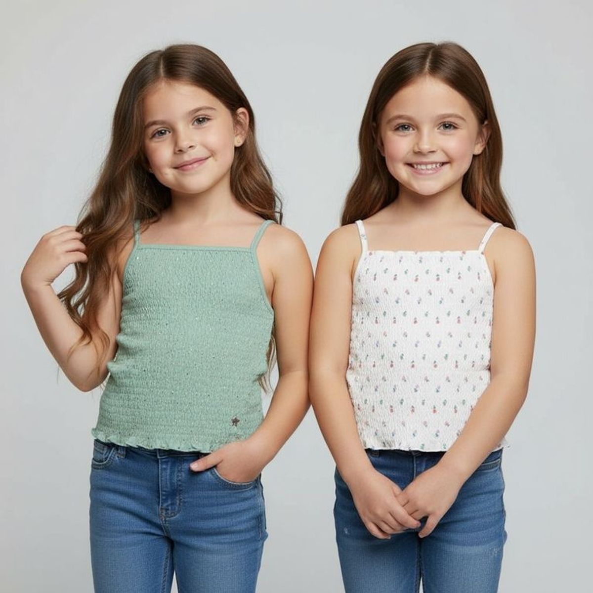 YAMP - Polo Niña Pack X2 Algodón Yamp