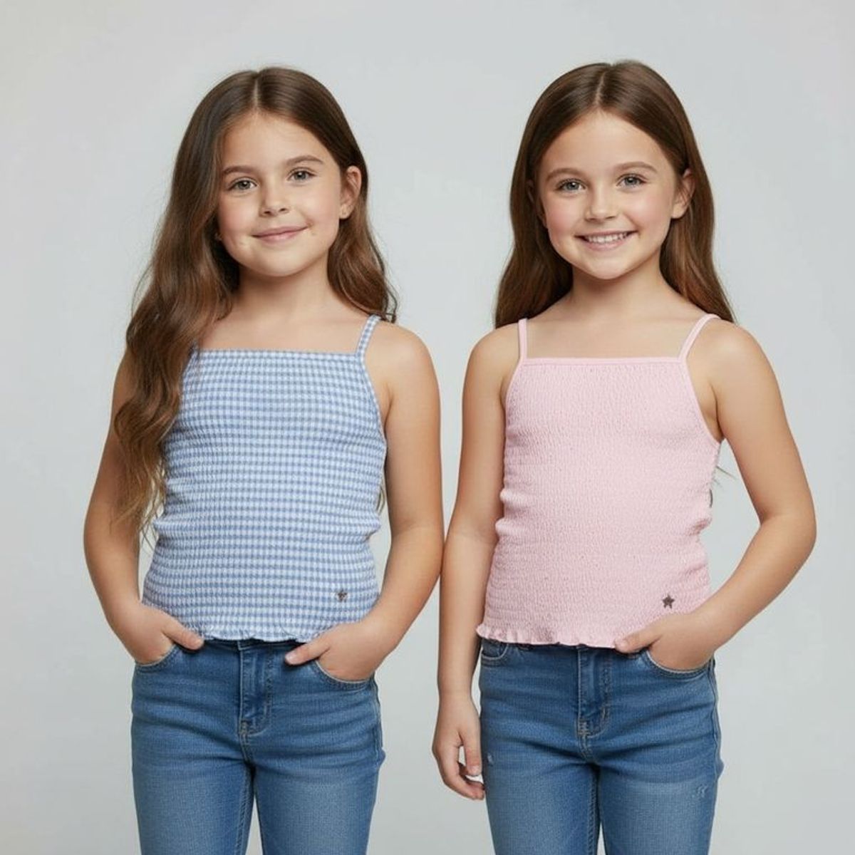 YAMP - Polo Niña Pack X2 Algodón Yamp