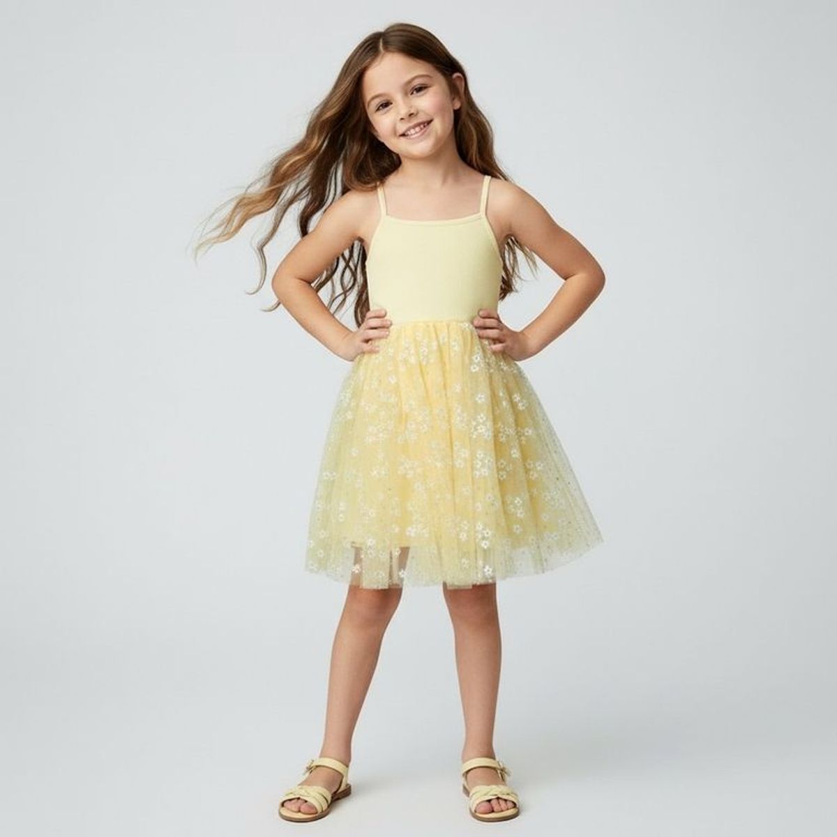 YAMP - Vestido Niña Algodón Yamp