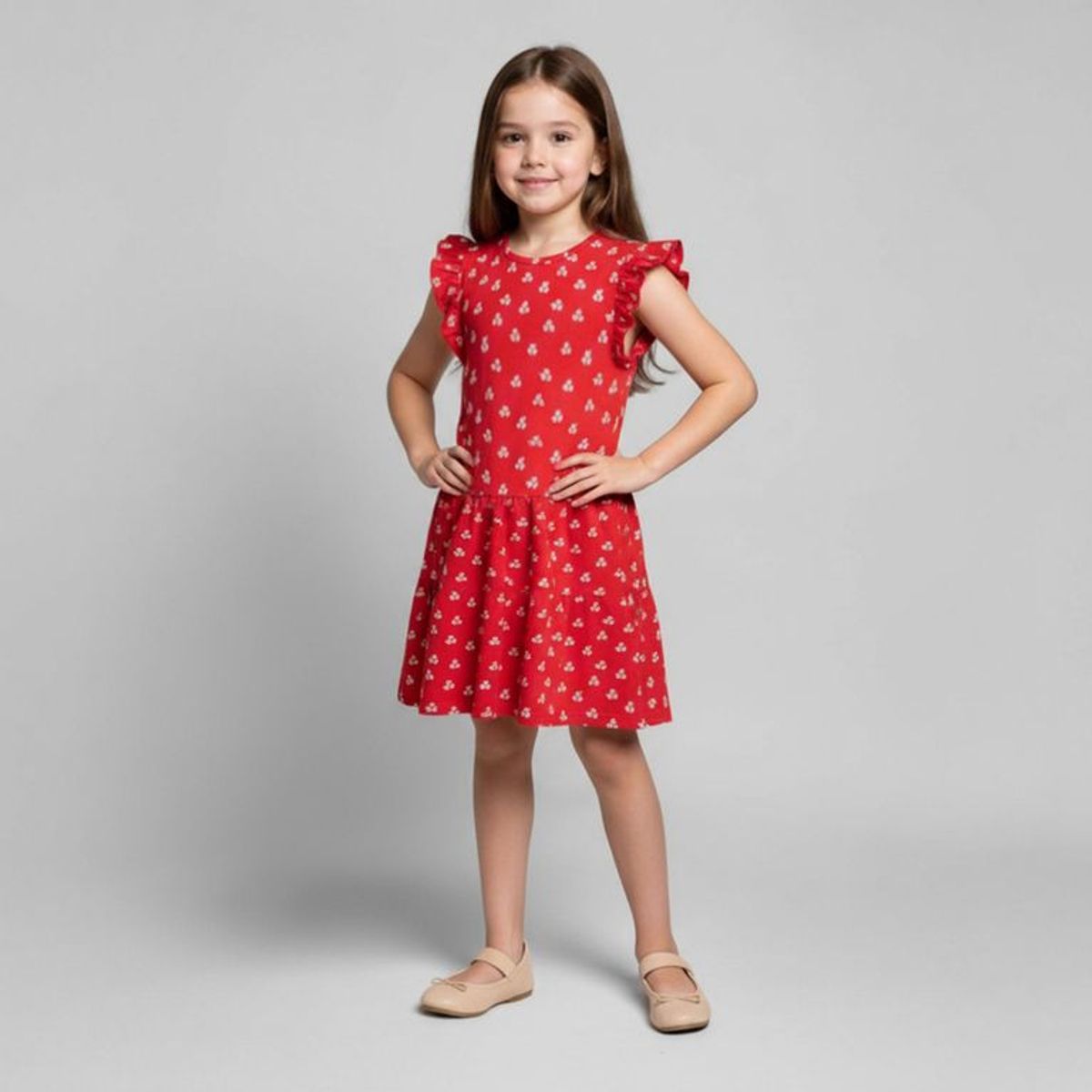 YAMP - Vestido Niña Algodón Yamp