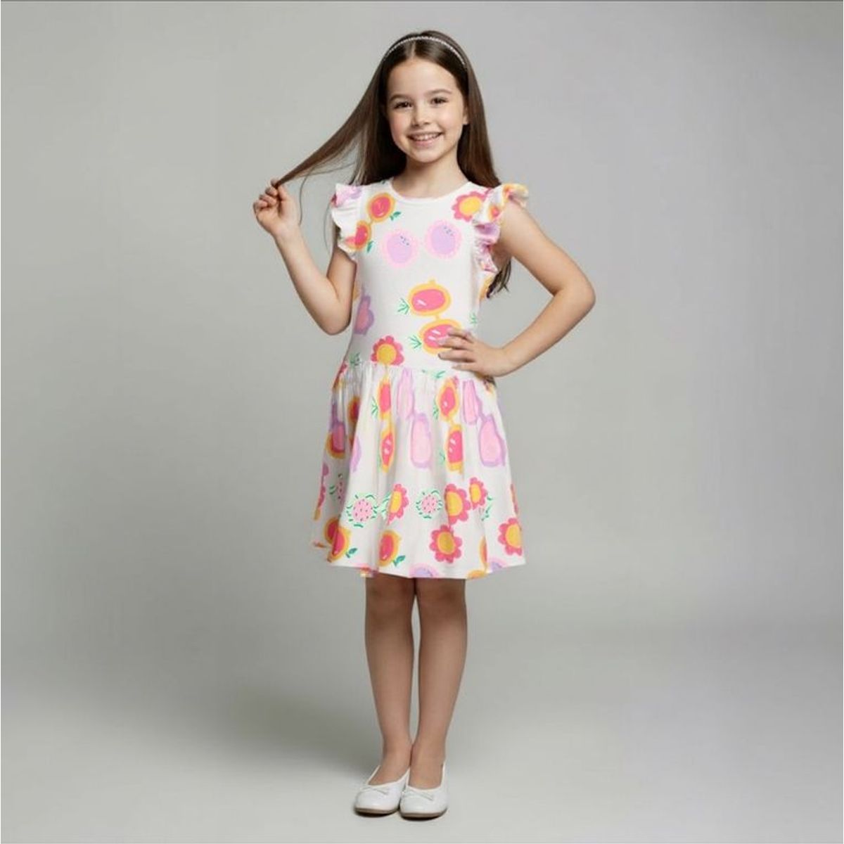 YAMP - Vestido Niña Algodón Yamp