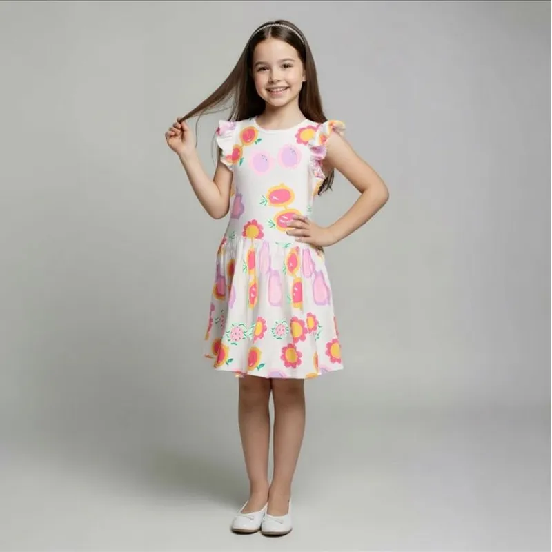 YAMP - Vestido Niña Algodón Yamp