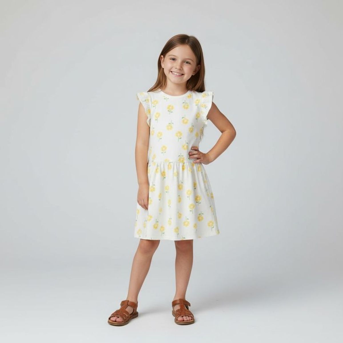 YAMP - Vestido Niña Algodón Yamp