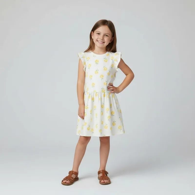 YAMP - Vestido Niña Algodón Yamp